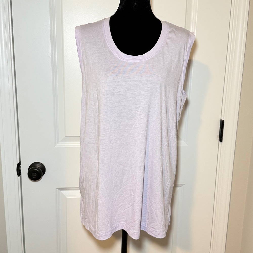 Columbia Womens Lilac Purple Sleeveless Crew Neck Active Tank Top XL